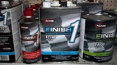 1 GALLON KIT Finish 1 Clear Coat Finish1 FC740 and FH742