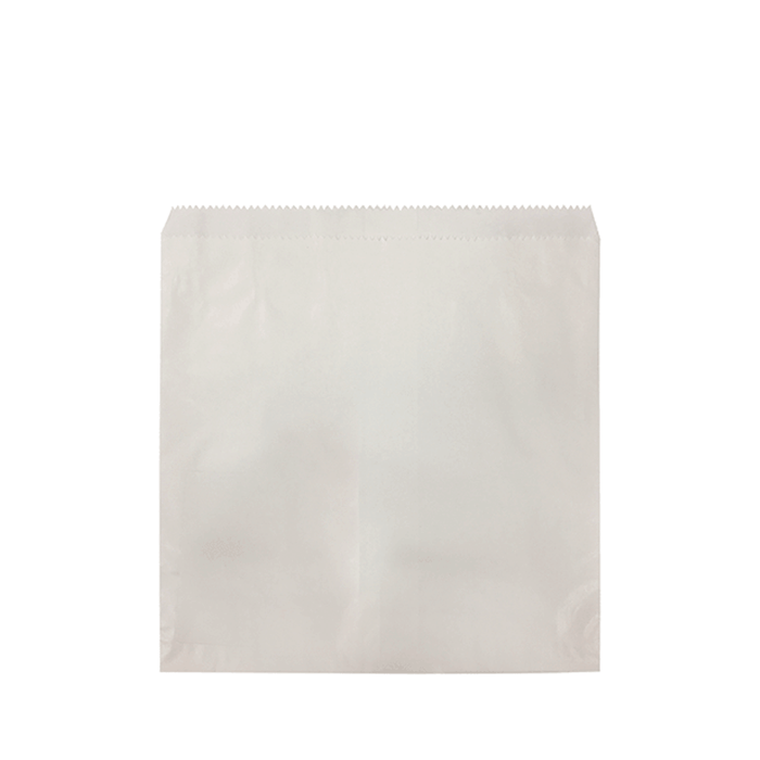 Double Lined Grease Proof 2 Square White Paper Bag - 500/PK - TEM IMPORTS™