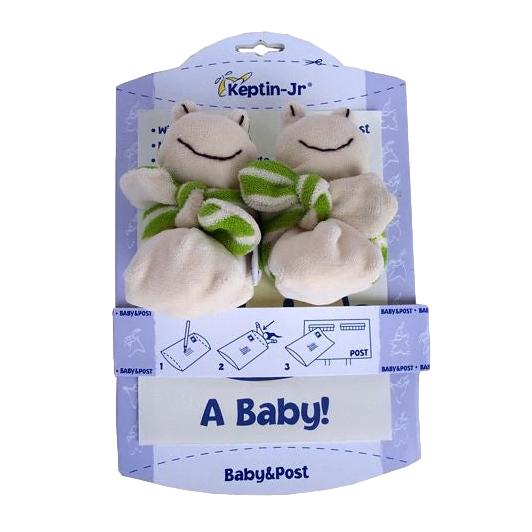 Foot Rattle Booties - Frog (Green) - cotton Animals & Pet Supplies for open-ended play - Title: Default Title