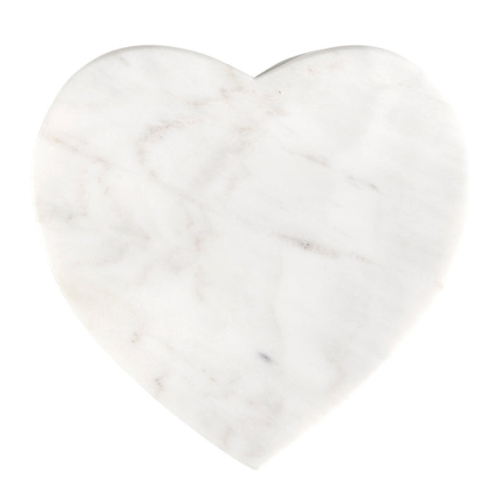 Marble Heart Coaster S/4