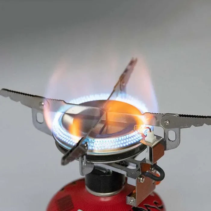 NNEOBA Ultralight Camping Gas Stove Head Silver