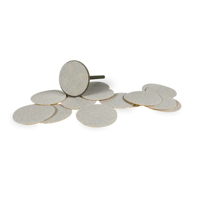 Replacement disposable white files for pedicure disc 100 grit S