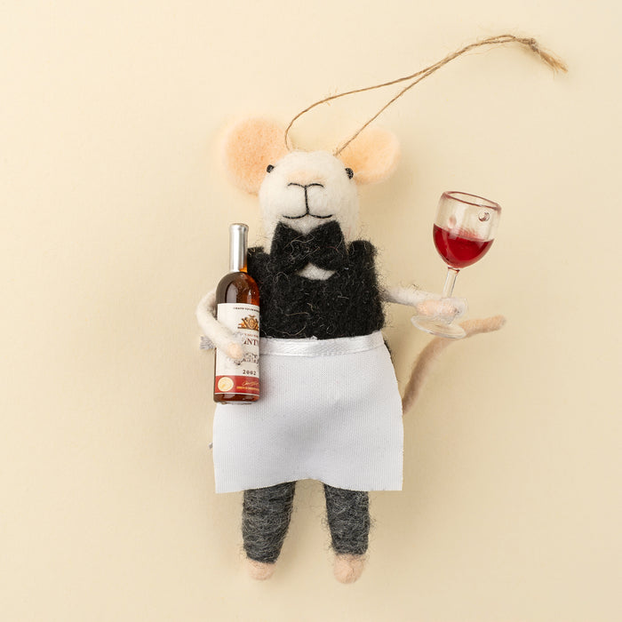 Sommelier Sam Mouse Ornament