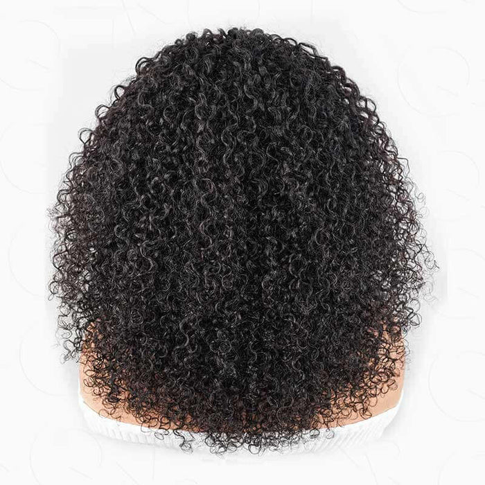 qvr wigs glueless half wig with ramen curl for confident black women