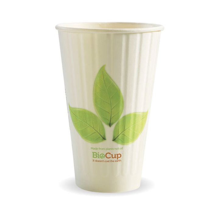 16oz/460mL (90mm) Leaf Double Wall BioCup - 600pcs/ctn - TEM IMPORTS™