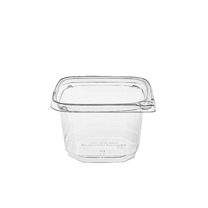 16oz/500mL Tamper Evident Square Deli Container Base - TEM IMPORTS™