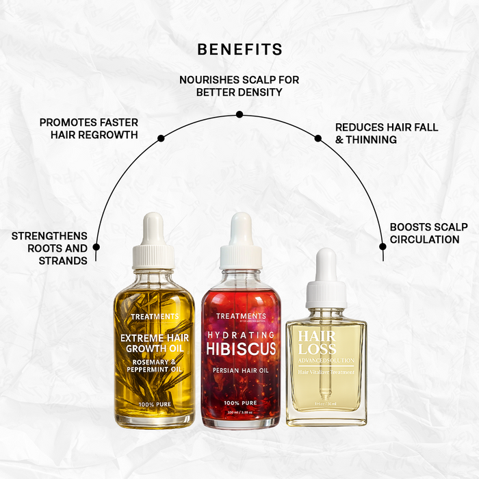 30 Days Hair Growth Trio -  Deal of The Year - Avail Flat 25% Off
