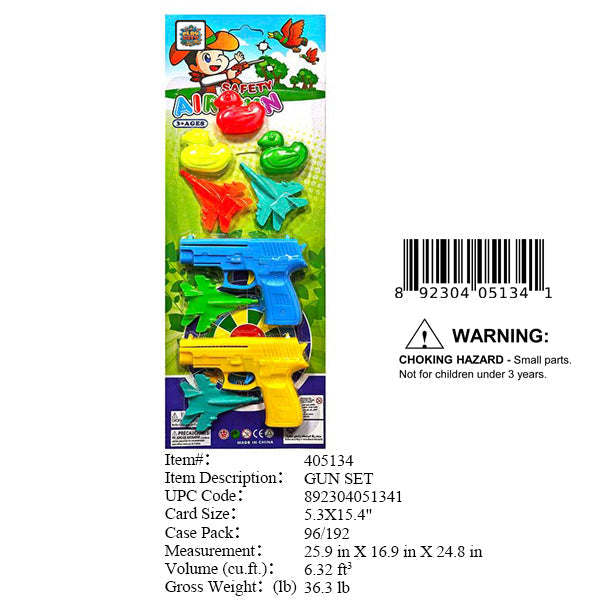 5.3X15.4"EJECTION GUN SHOOT GAME