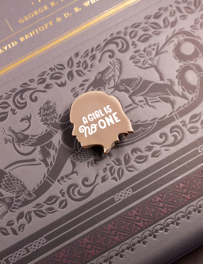A girl is no one Pin