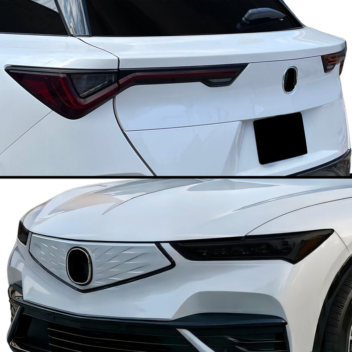 Acura ZDX 2024–2026 Dark Smoke Headlight & Taillight Tint Kit – Precut Vinyl Lens Overlays