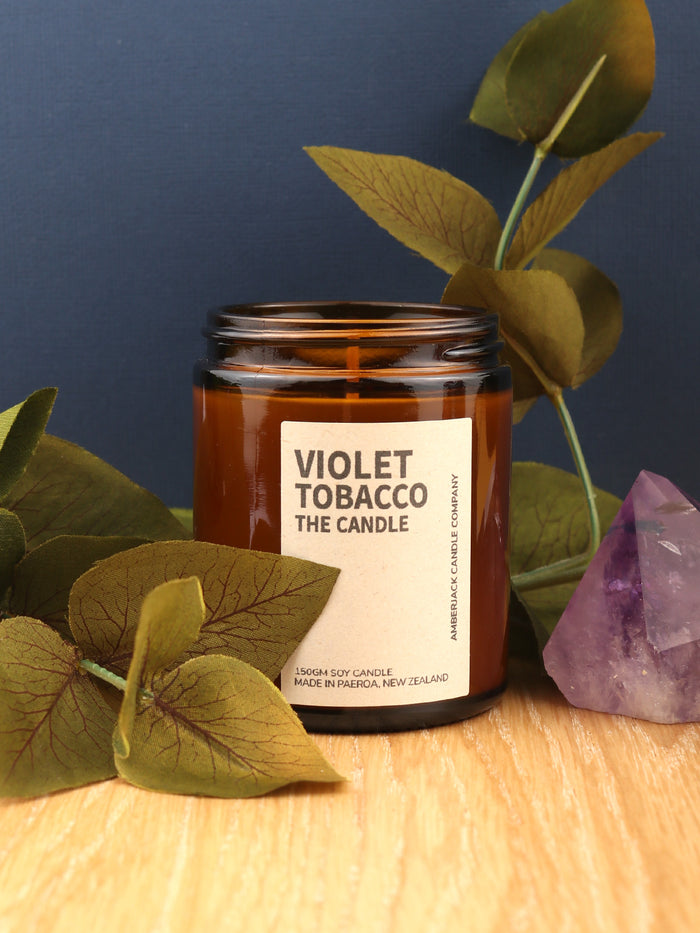 Amberjack Candle | Violet Tobacco-Image 1