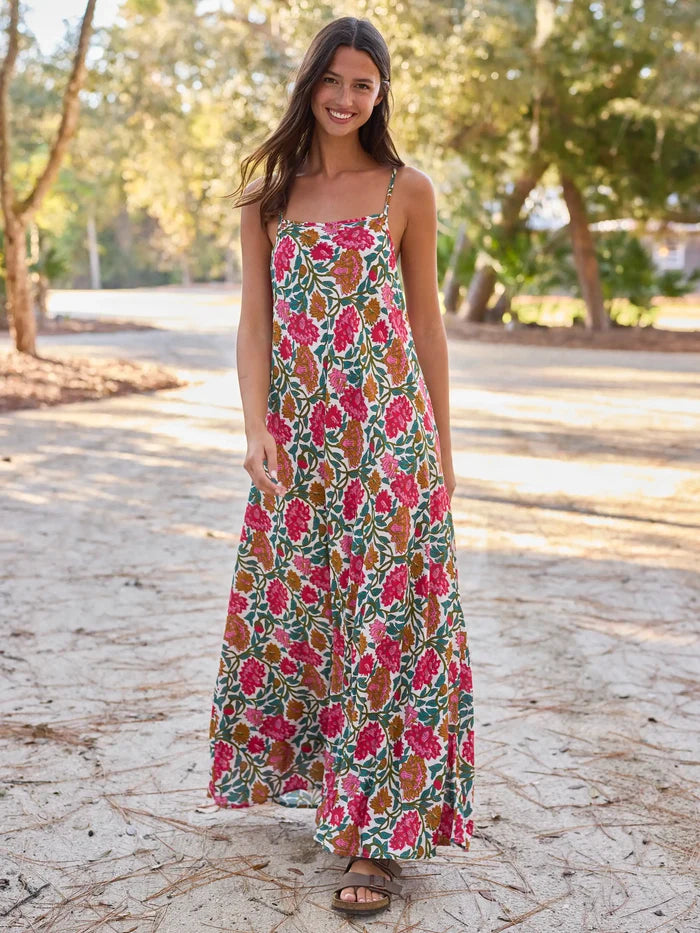 Amellia Maxi Dress - Lush Zinnias-view 2