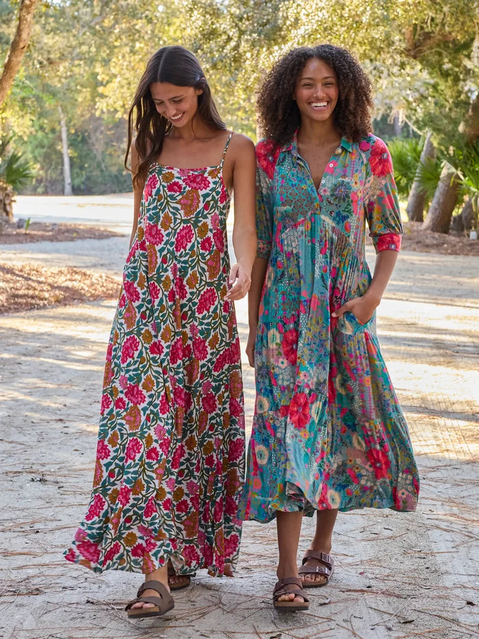 Amellia Maxi Dress - Lush Zinnias-view 5