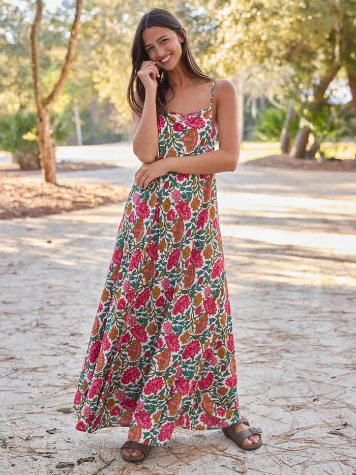 Amellia Maxi Dress - Lush Zinnias-view 7