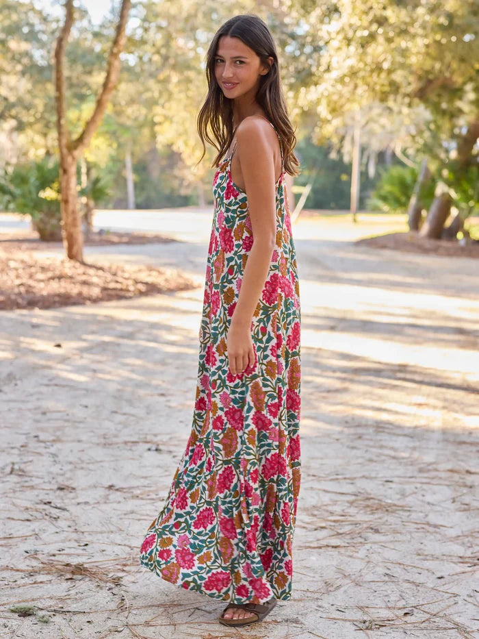 Amellia Maxi Dress - Lush Zinnias-view 8