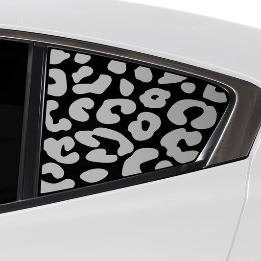 Animal Leopard Cheetah Cow Window Vinyl Decal Stickers Fits Mazda 3 Sedan 2019 - 2024 - Bogar Tech Designs