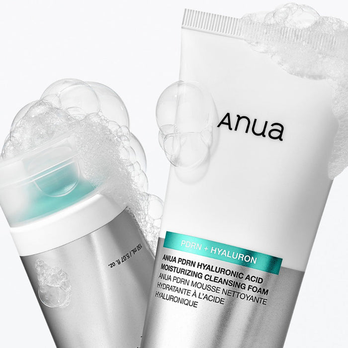Anua PDRN Hyaluronic Acid Moisturizing Cleansing Foam 150ml - DOKAN