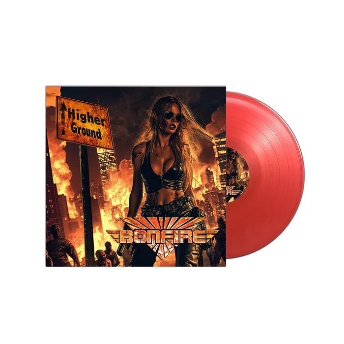 Bonfire - Higher Ground - Red Vinyl LP
