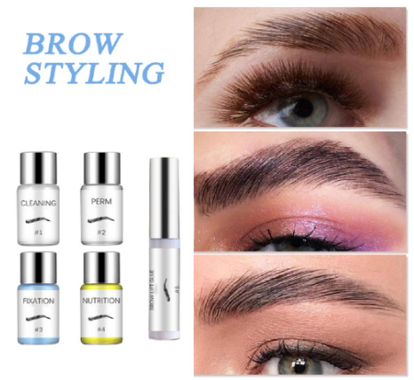 Non-irritating Brow Lamination Starter kit ideal for sensitive skin types.