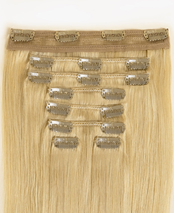 clip-in hair extensions dirty blonde.