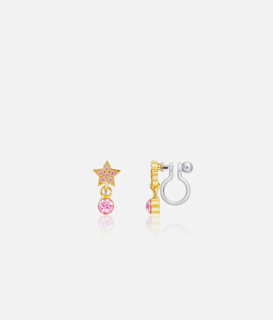 CLIP ON Earrings for Non-Pierced Ears - Little Luxe Star Drop