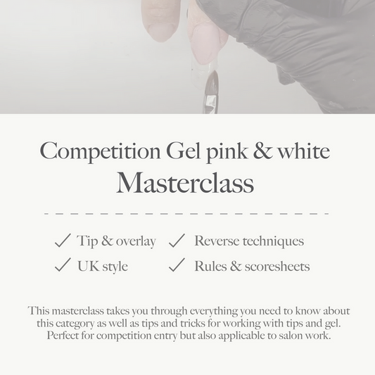 Competition Gel Pink & White UK Style Masterclass