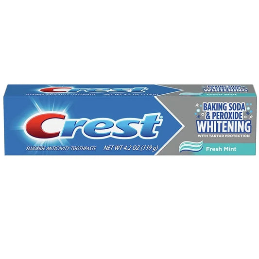 Crest Plus Baking Soda & Peroxide Whitening Toothpaste - Fresh Mint