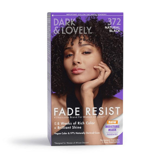 Dark & Lovely Fade Resist Rich Conditioning Hair Color 372 - Natural Black