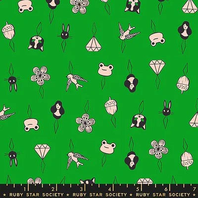Deep Verdant - Thread Charms - 1-800-Notion - Fat Quarter