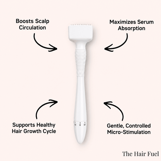 Derma Stamp for Hair Growth & Scalp MicroneedlingThe Hair Fuel
