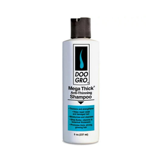 DOO GRO Mega Thick Anti Thinning Shampoo bottle 8 oz volumizing shampoo for thin hair with strengthening formula