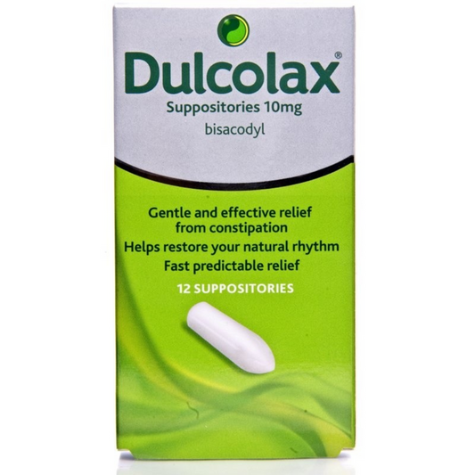 Dulcolax Twelve Plus 10 mg - 12 Suppositories