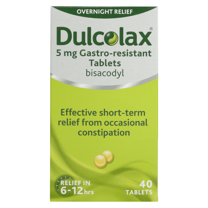 Dulcolax Twelve Plus 5mg Gastro-resistent - 40 Tablets (P)