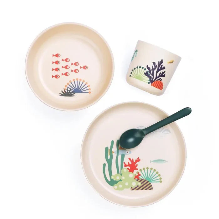 Ekobo Bamboo Meal Set - Sea
