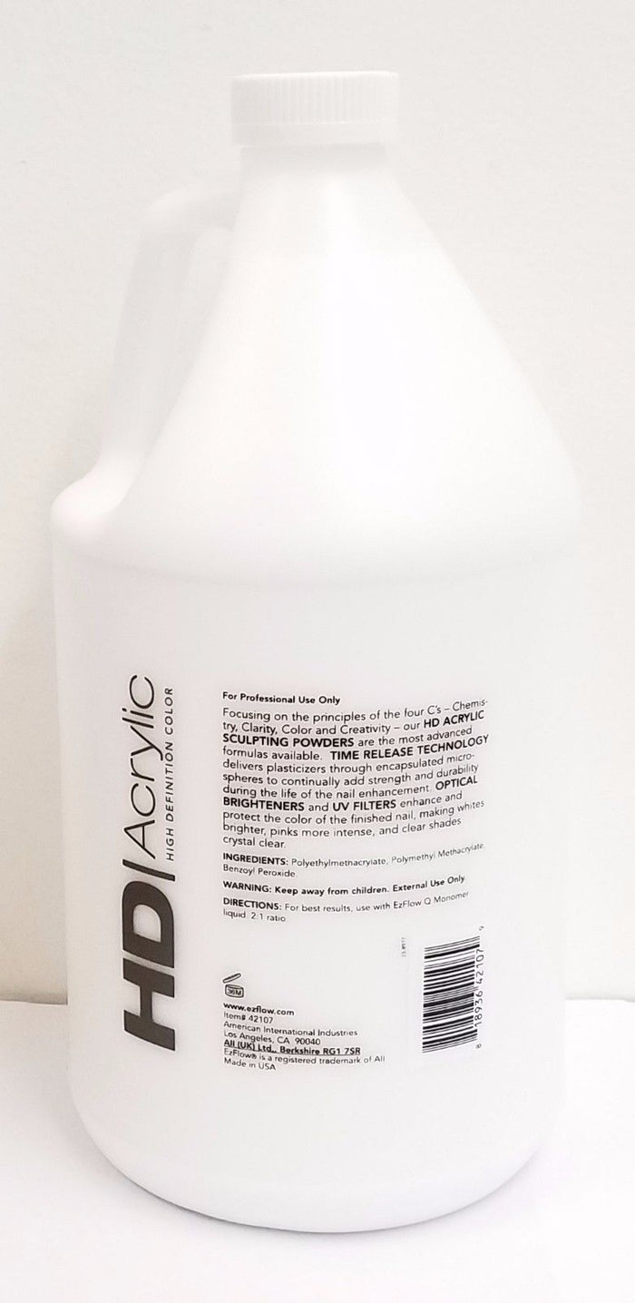 EZFlow Solar Acrylic Nail Powder High Definition *CLEAR* 92.8oz/2.63kg