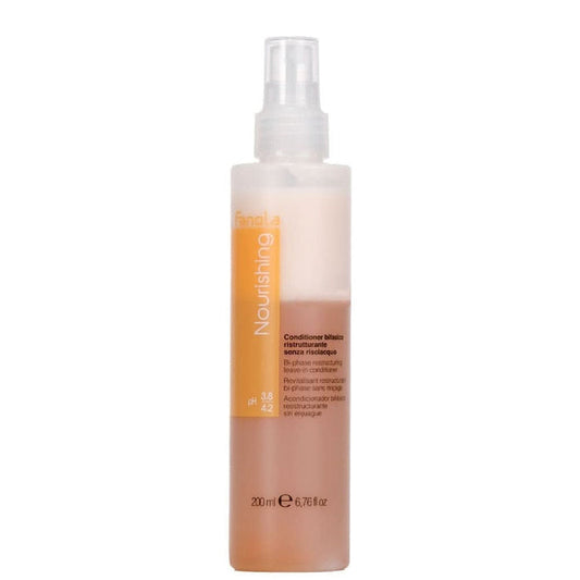 Fanola Nourishing Bi-Phase Restructuring Leave-in Conditioner 200ml - Hairdressing Supplies