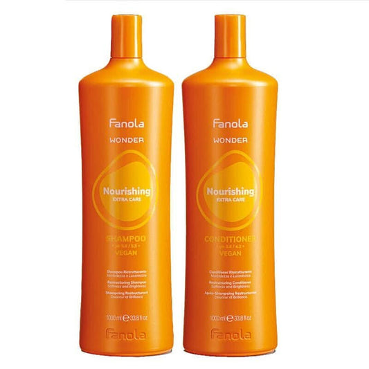Fanola Wonder Nourishing Restructuring Shampoo & Conditioner Twin Pack  -shampoo and conditioner 1000ml