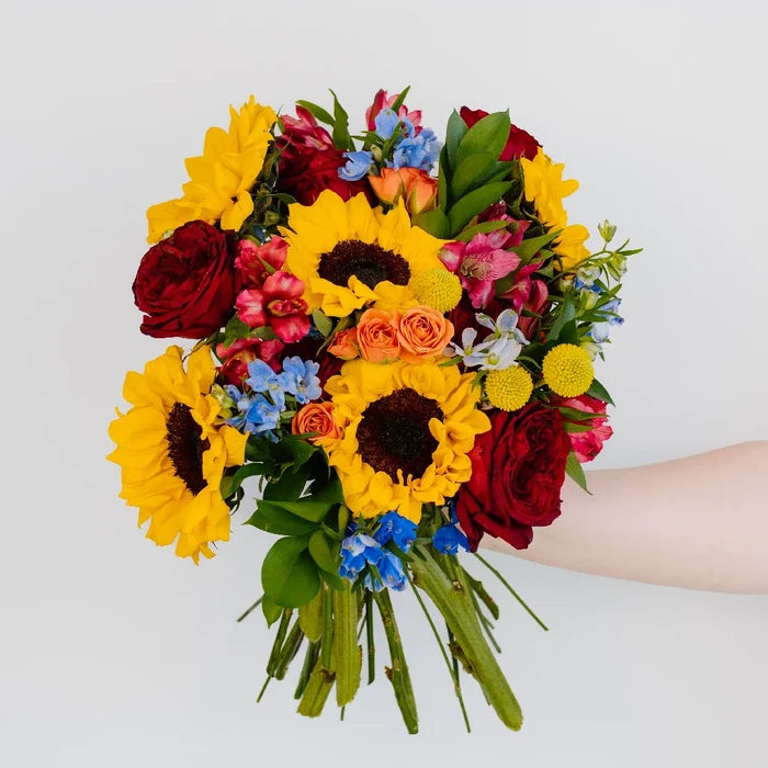 Festival Fresh Flower Arrangements Close Up - Image