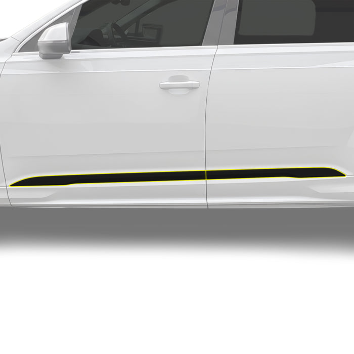 Fits Audi Q7 2020-2024 Vinyl Chrome Delete Grille Blackout Decal Stickers Overlay Film - Bogar Tech Designs