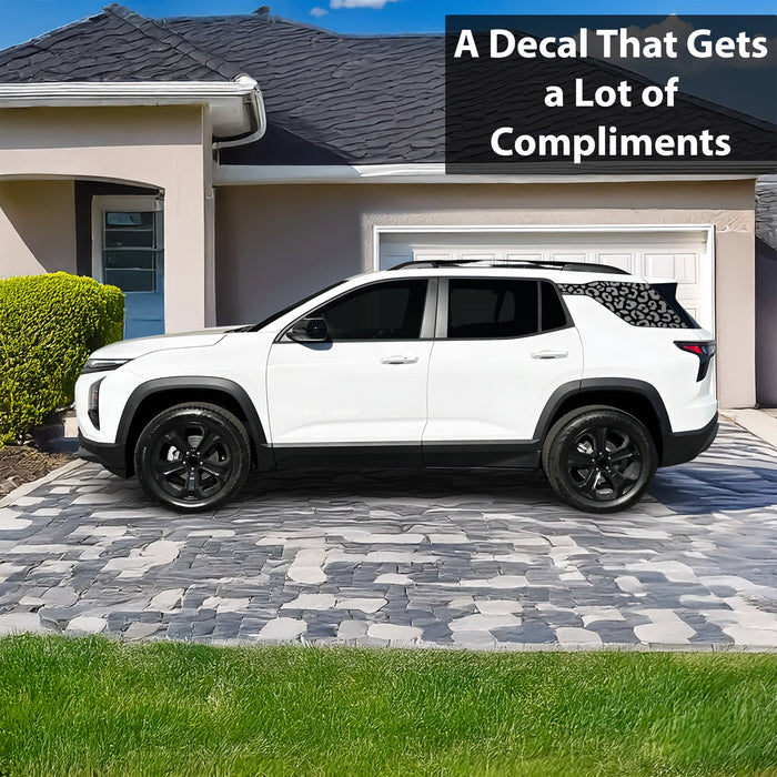 Fits Chevrolet Equinox 2025-2027 Animal Leopard Cheetah Cow Window Vinyl Decal Stickers - Bogar Tech Designs