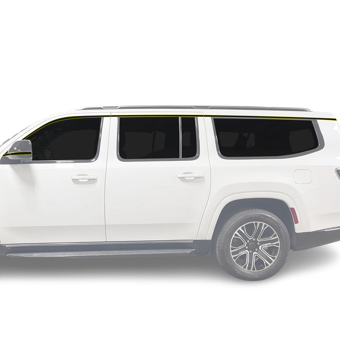 Fits Jeep Grand Wagoneer L 2026-2027 Vinyl Chrome Delete Grille Blackout Decal Stickers Overlay Film - Bogar Tech Designs