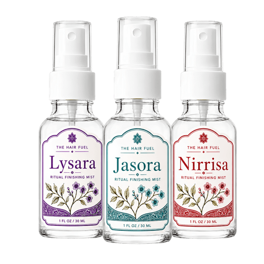 Floral Hair Finishing Mist Mini Trio | Clean, Luxurious & Botanical ScentsThe Hair Fuel