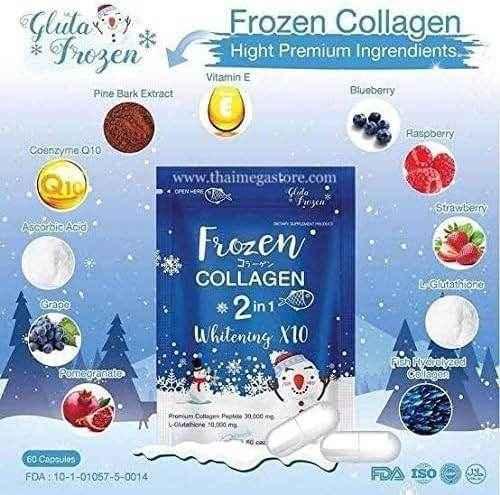 Frozen Collagen Glutathione x10 Younger for Whitening Lightening Skin - - Pinky Cosmetics -- United Arab Emirates -- Pinky Cosmetics