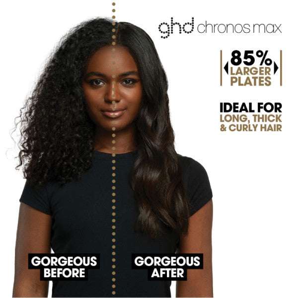ghd Chronos Max Wide Plate Straightener White