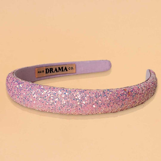 Sparkly puff hair band for kids featuring a comfy fit and playful charm for daily outfits