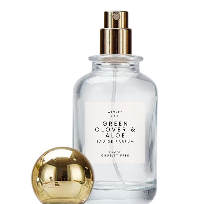 Green Clover & Aloe Perfume | Handcrafted Fragrances by Wicked Good