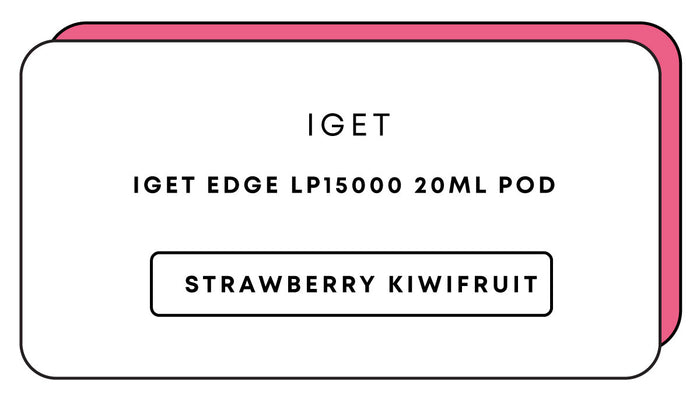 IGET Edge LP15000 20mL Pod | Strawberry Kiwifruit-Image 1