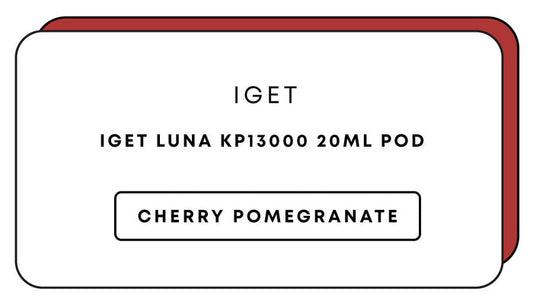 IGET Luna KP13000 20mL Pod | Cherry Pomegranate-Image 1