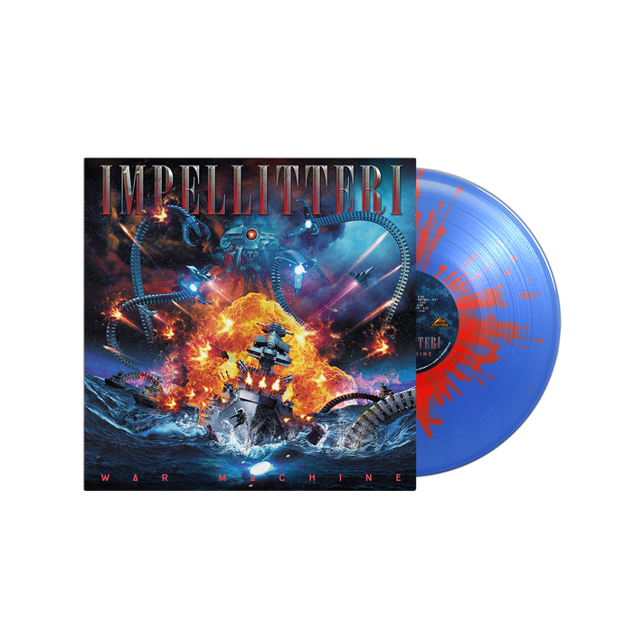 Impellitteri - War Machine - Blue/Red Splatter Vinyl LP