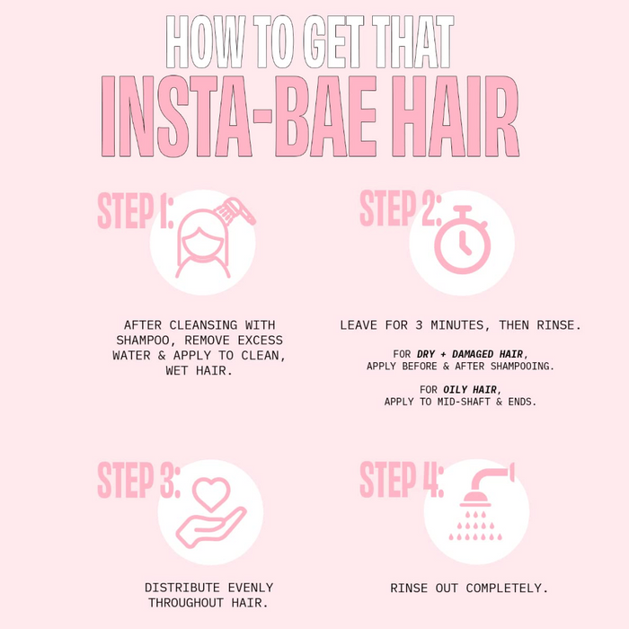 foxybae insta-bae 3 minute hair mask